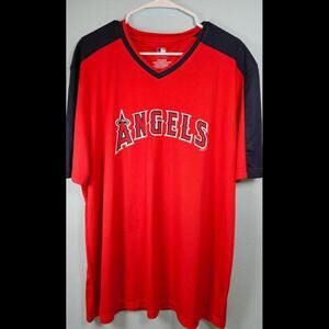 Los Angeles Angels Men's Short Sleeve‎ Red Shirt - XXL